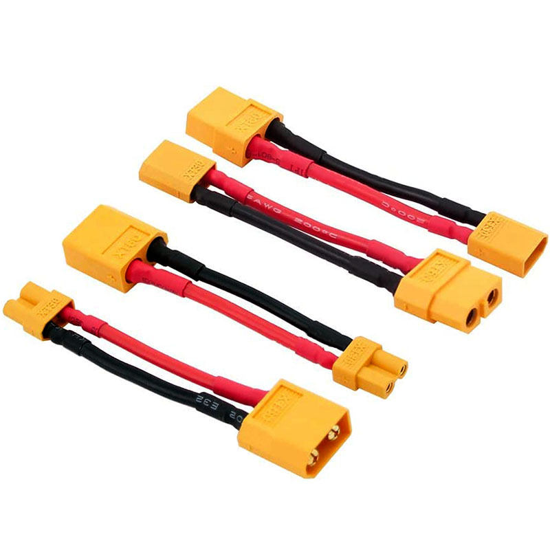 Fpv Drone Charger - Conector macho/fêmea xt60 para xt30, 10cm,