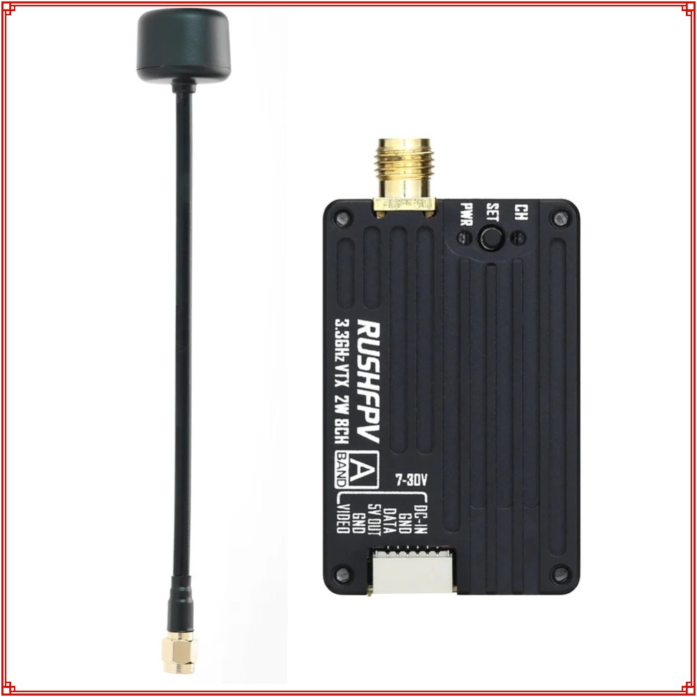 Novo Transmissor RUSHFPV 3.3G  - Fpv Drone Vtx avaliação e preço