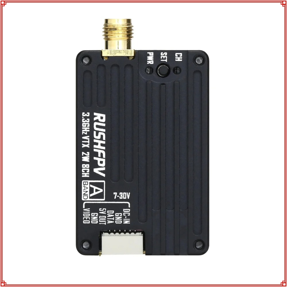 Novo Transmissor RUSHFPV 3.3G  - Fpv Drone Vtx avaliação e preço
